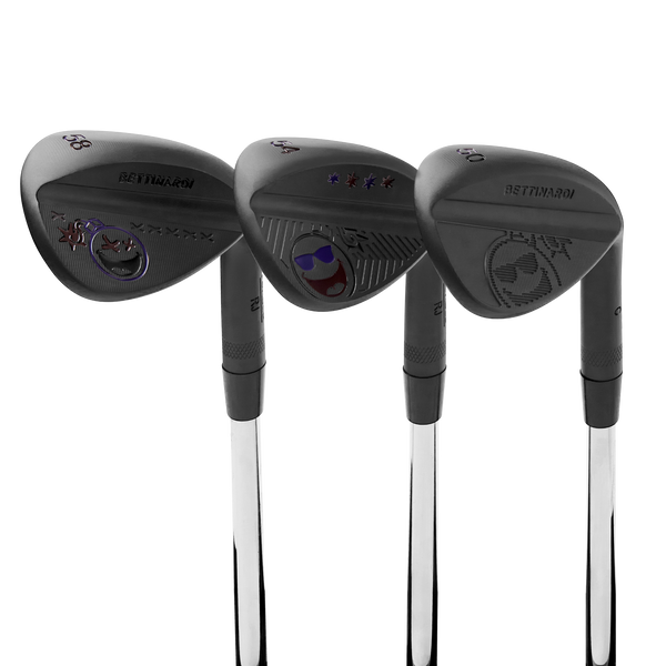 Black Magic Betti Bomb Wedge Set (50°, 54°, 58°) | Bettinardi Golf