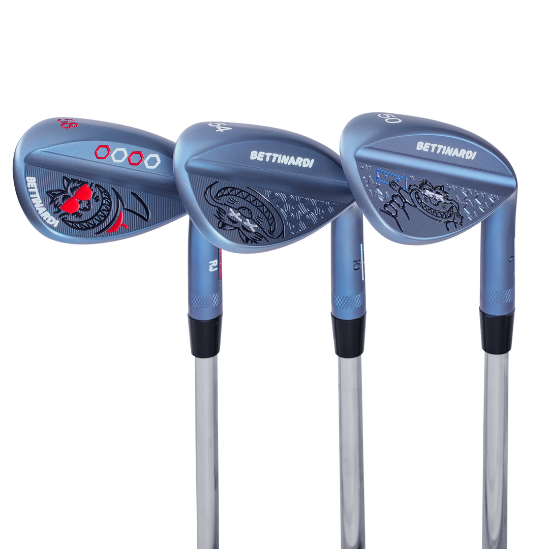 Blue Flame Fat Cat Wedge Set (50°, 54°, 58°)| Bettinardi Golf