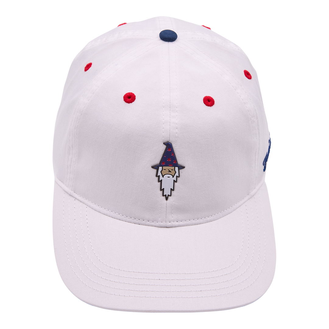 Bettinardi American Needle RWB Wizard Premium Cotton Hepcat Hat (White)