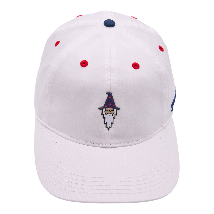 Bettinardi American Needle RWB Wizard Premium Cotton Hepcat Hat (White)