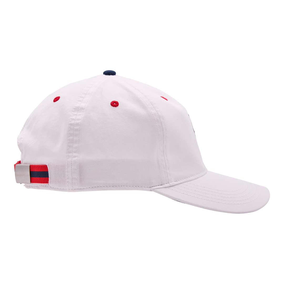 Bettinardi American Needle RWB Wizard Premium Cotton Hepcat Hat (White)