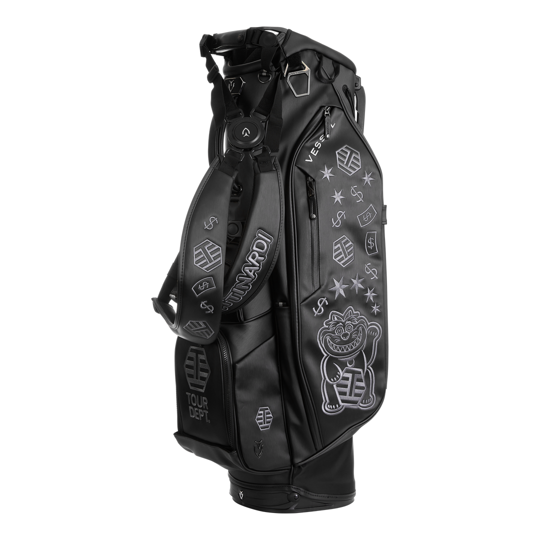 Black Out Lucky Cat Tour Dept. Vessel Player IV Stand Bag