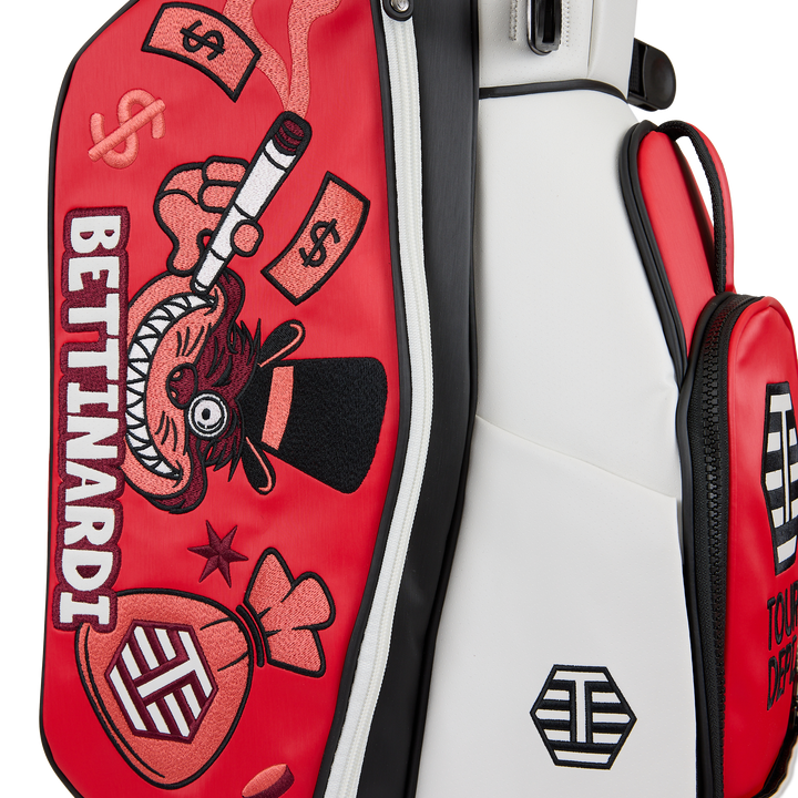 Red Gangster Cat Vessel VLX Stand Bag | Bettinardi Golf – Studio B