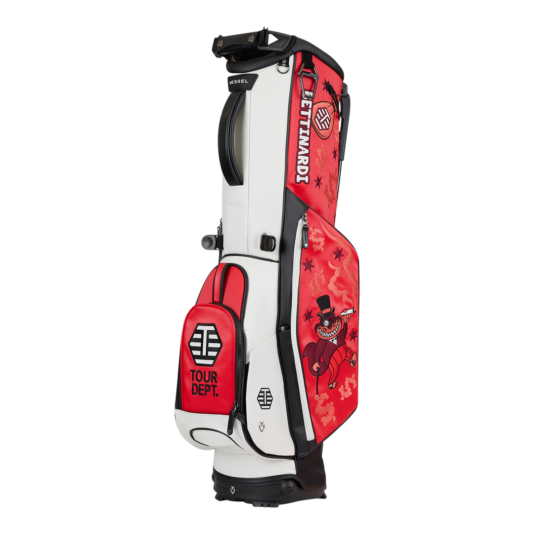 Red Gangster Cat Vessel VLX Stand Bag | Bettinardi Golf – Studio B
