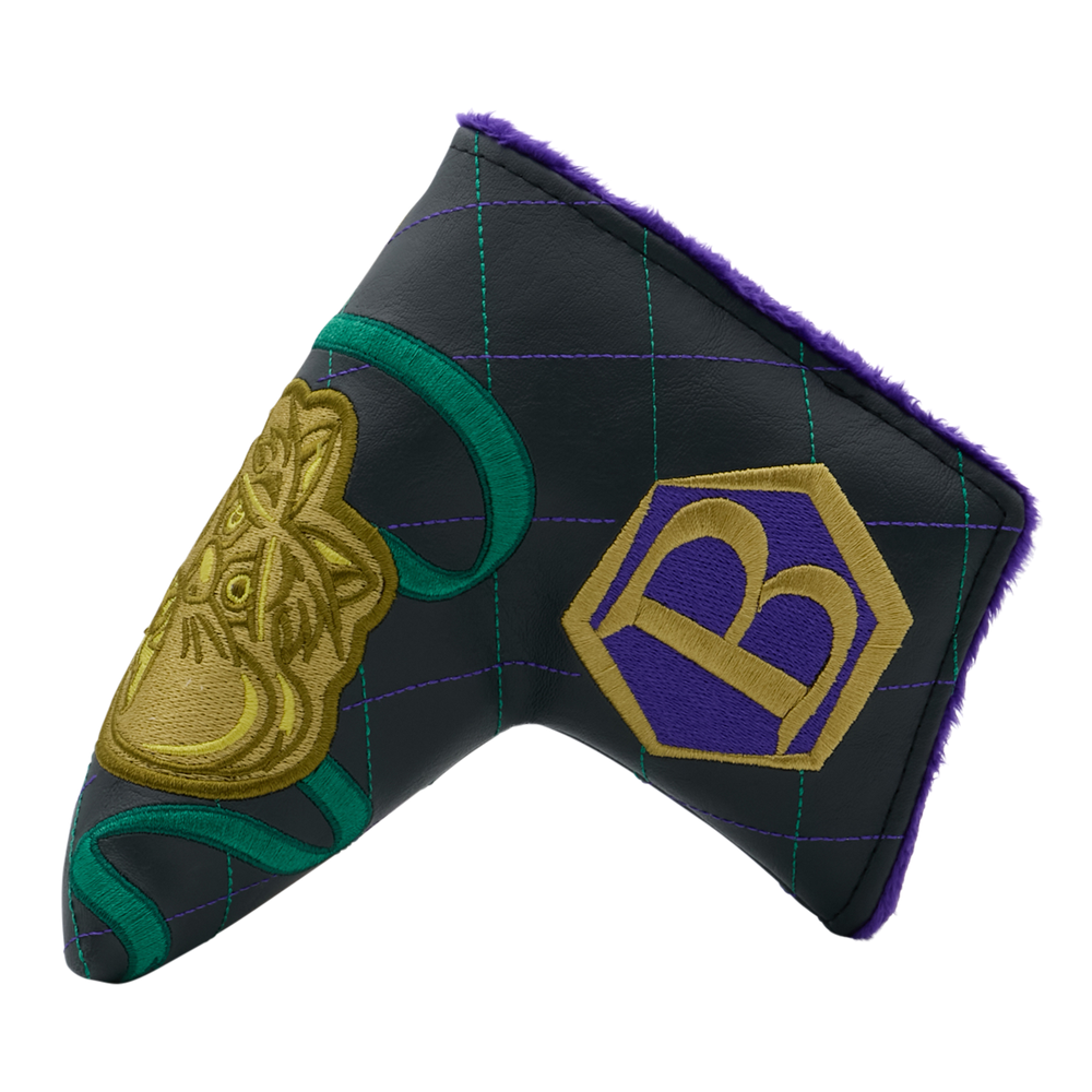 Mardi Gras 2024 Theatre Masks Blade Putter Headcover - side A