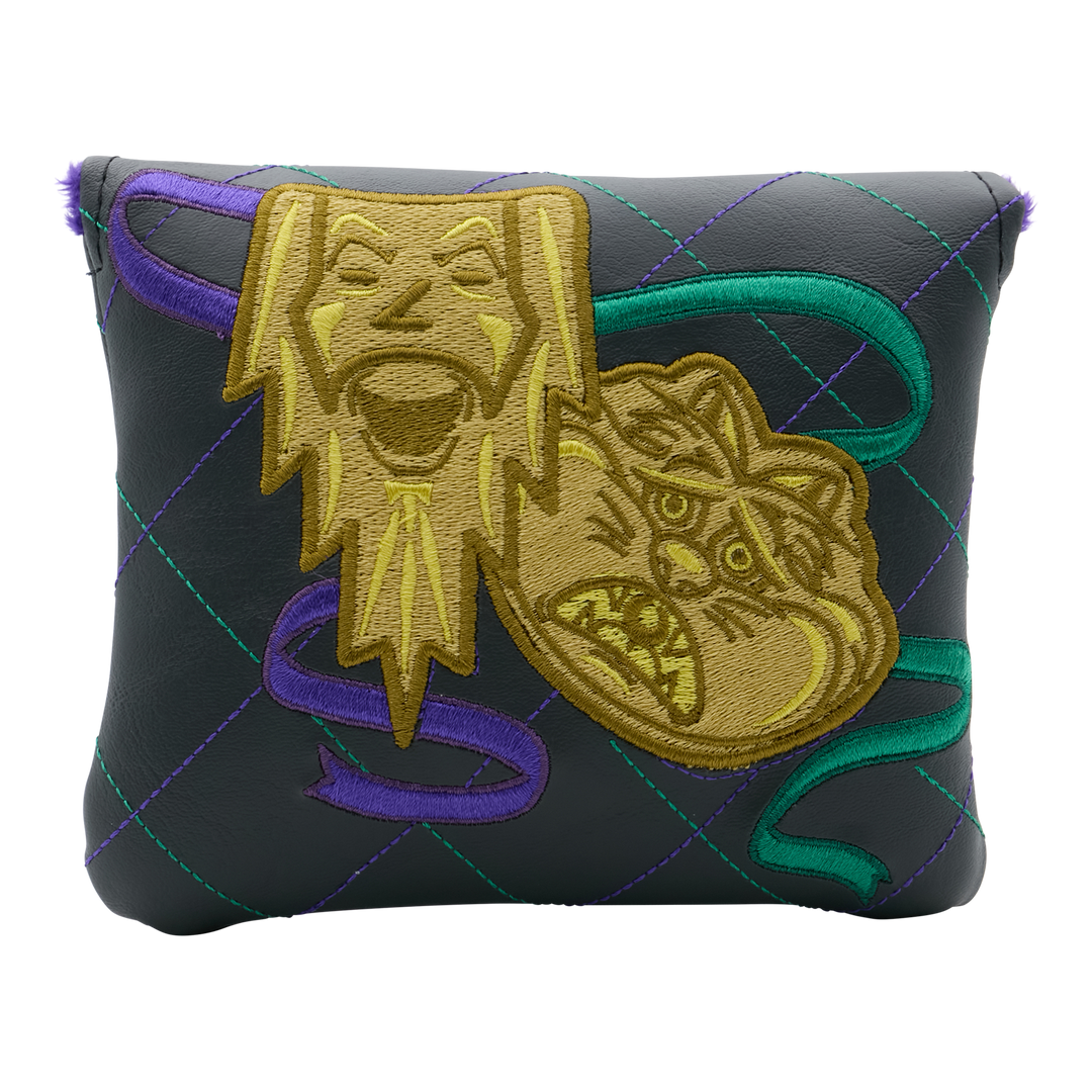 Mardi Gras 2024 Theatre Masks Mallet Putter Headcover - main