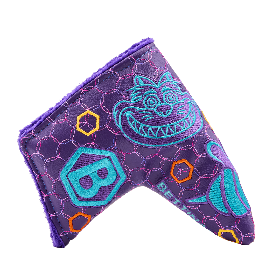 Purple Multi Icon Blade Putter Headcover - Oak Brook Exclusive