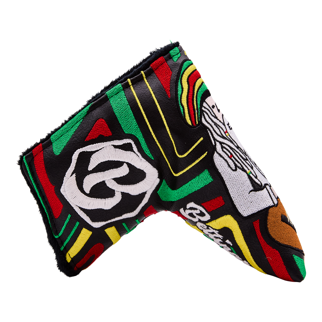 2024 Social Bob Marley Wiz Blade Putter Headcover 2024 Social Bob Marley Wiz Blade Putter Headcover