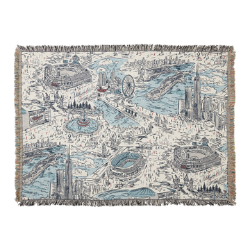 The Wizard’s Windy City Throw Blanket