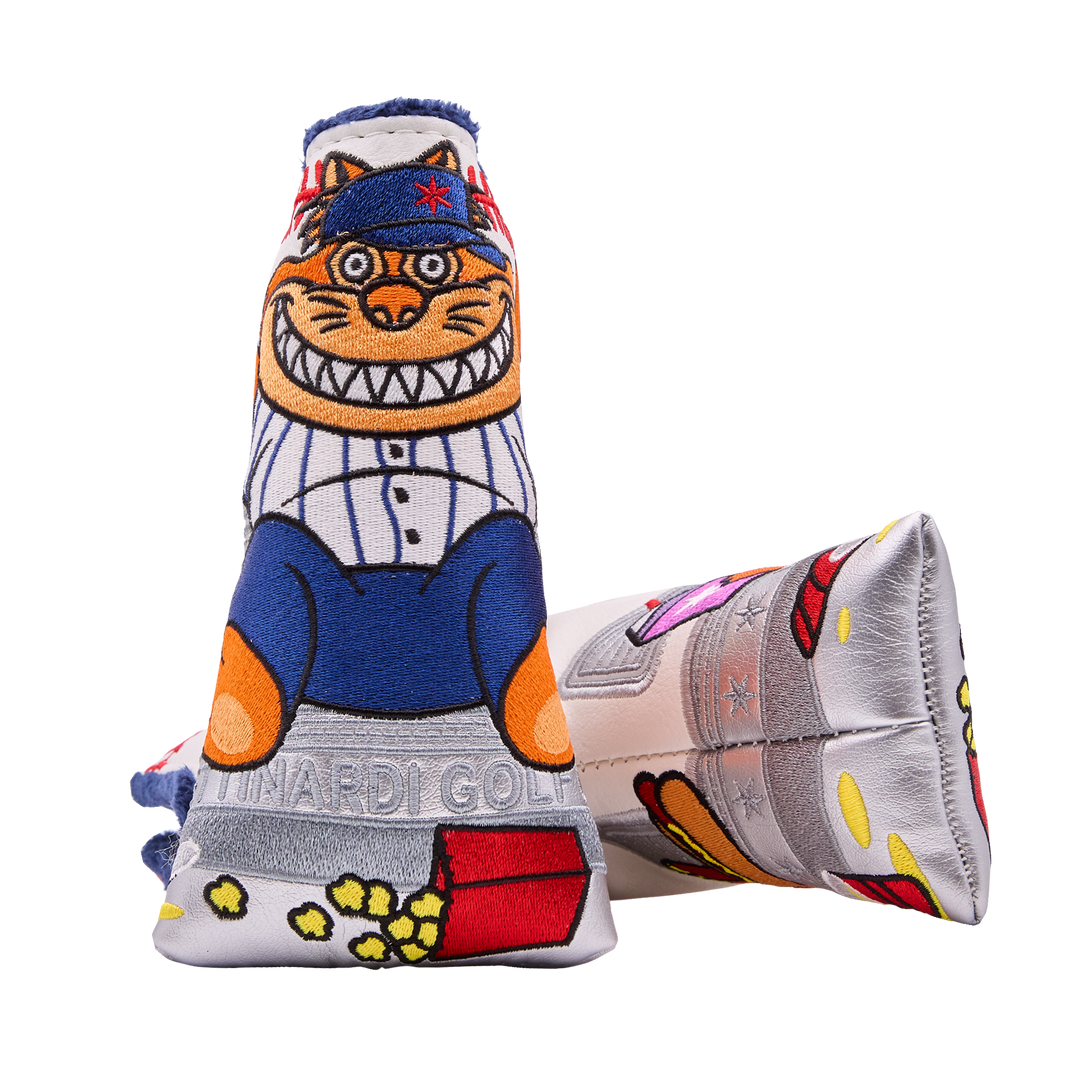 Bleacher Bum Fat Cat Blade Putter Headcover - Hive Concierge