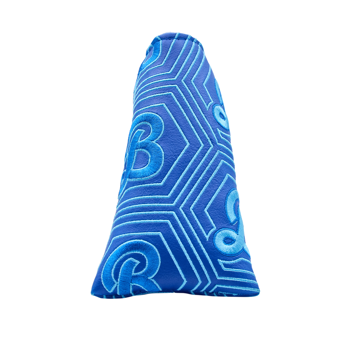 Blue Stylized Hex B Blade Putter Headcover | Bettinardi Golf
