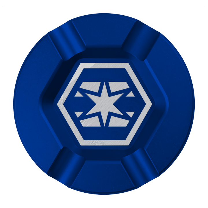 Bettinardi Blue Anodized Chicago Hex Cigar Tray-main