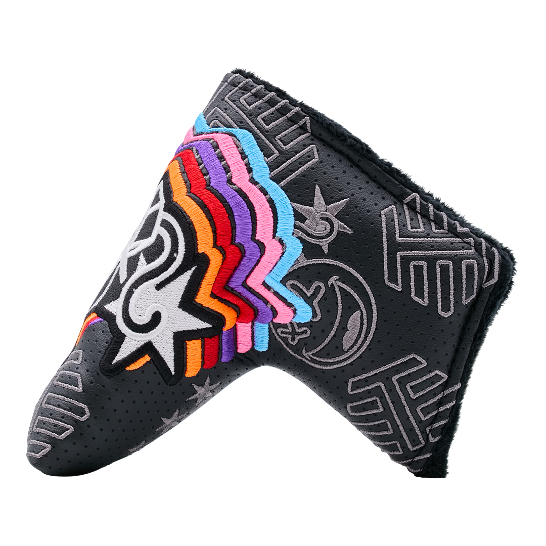 Black Rainbow Betti Bomb Motion Blade Putter Headcover