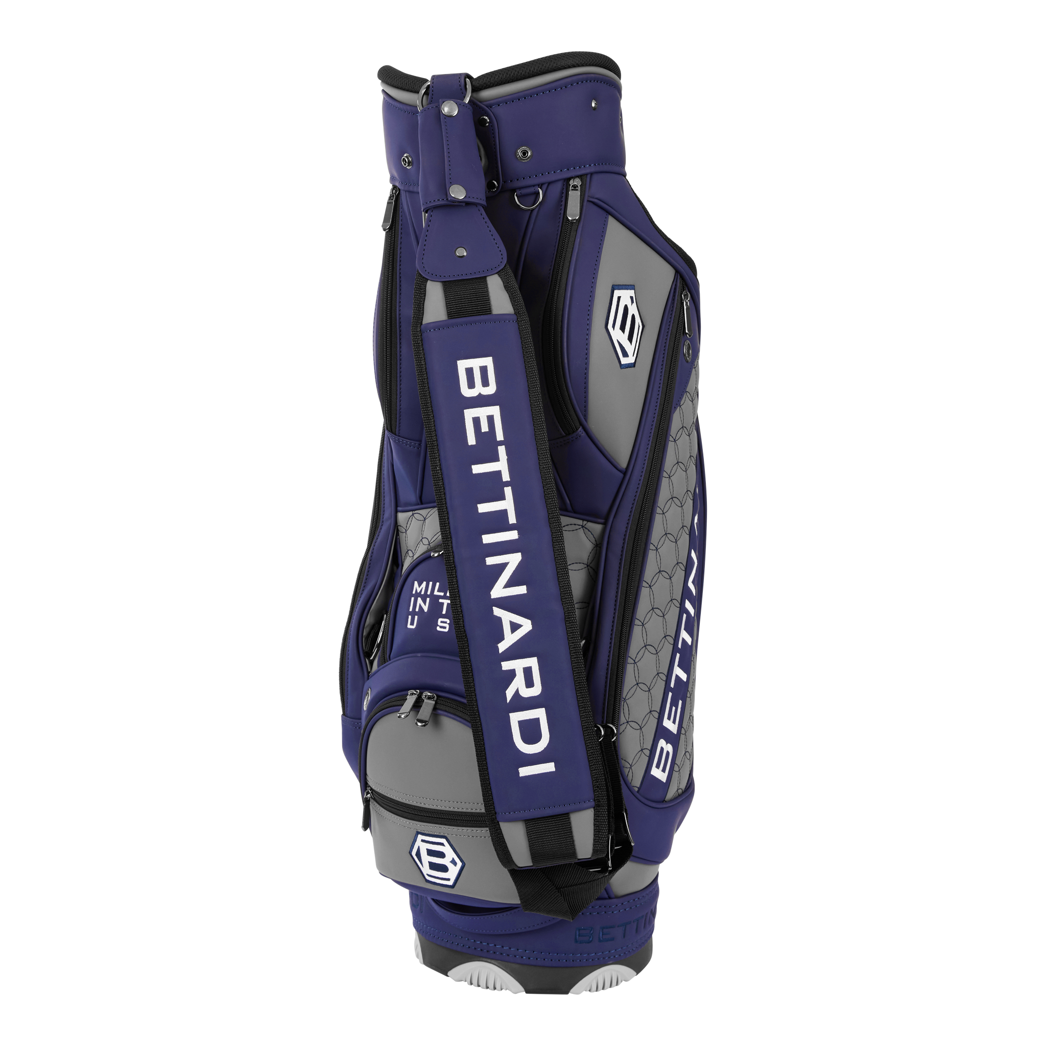 Bettinardi Navy & Grey Mini Staff Bag