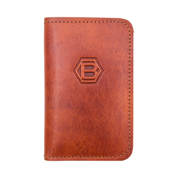 Hex B Genuine Leather Walnut Bifold Wallet - main