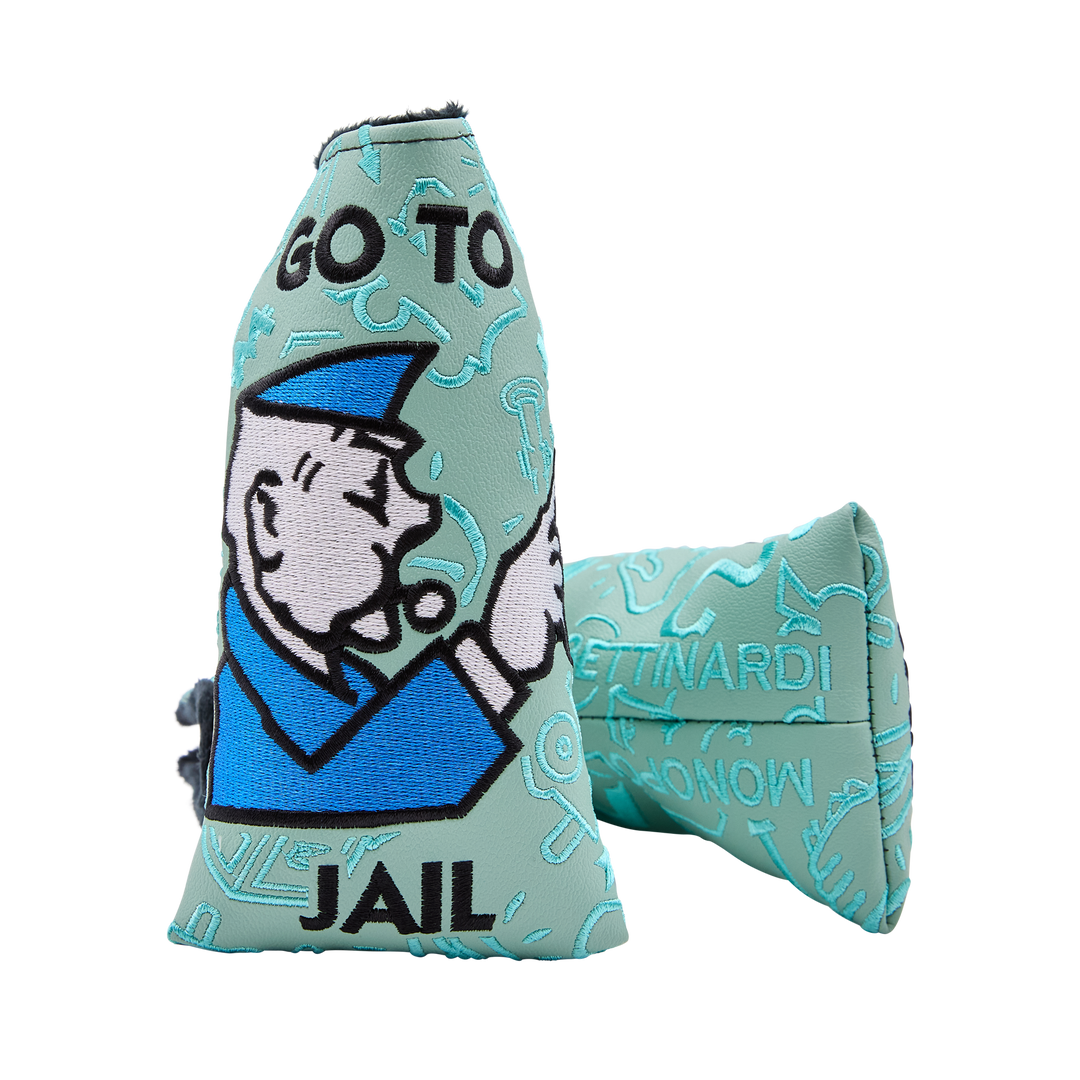 Bettinardi x Monopoly Go To Jail Blade Putter Headcover