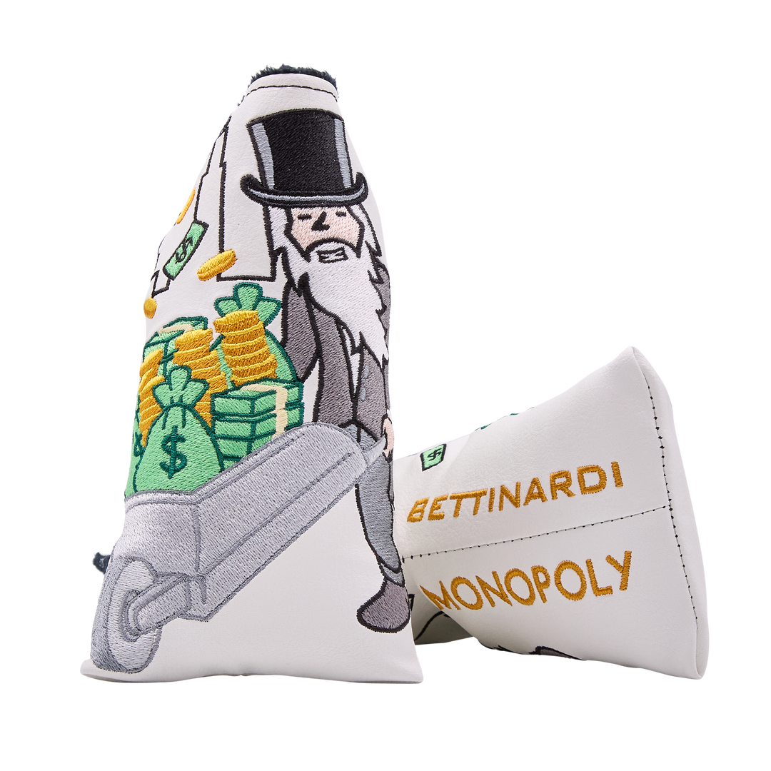 Bettinardi x Monopoly Wheelbarrow Wizard Blade Putter Headcover