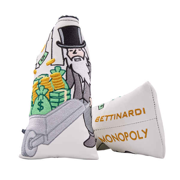 Bettinardi x Monopoly Wheelbarrow Wizard Blade Putter Headcover