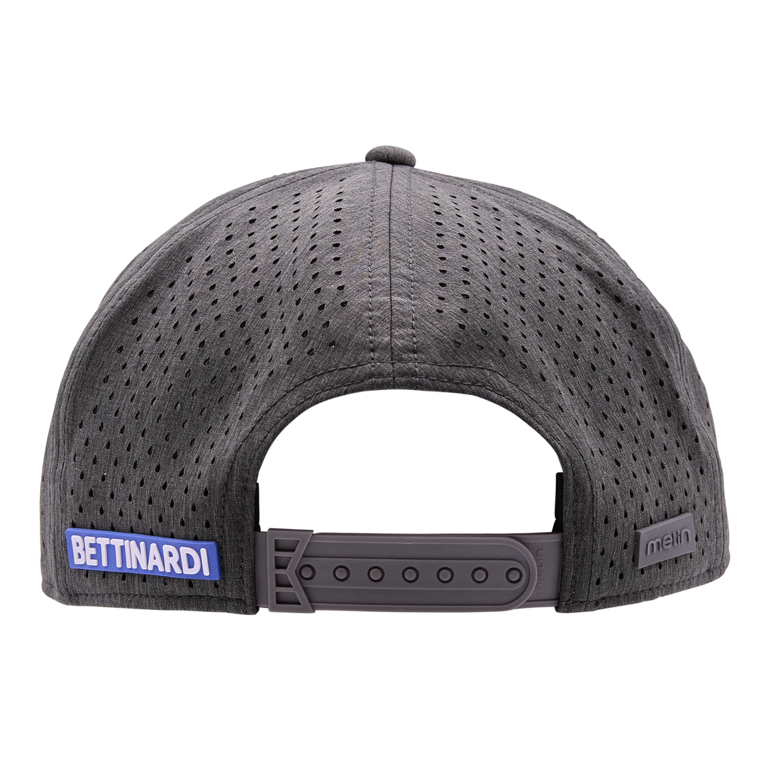 Casquette Melin X Bettinardi – T-HIVE Tour Dept. – Hydro Stacked Charcoal – Neuve