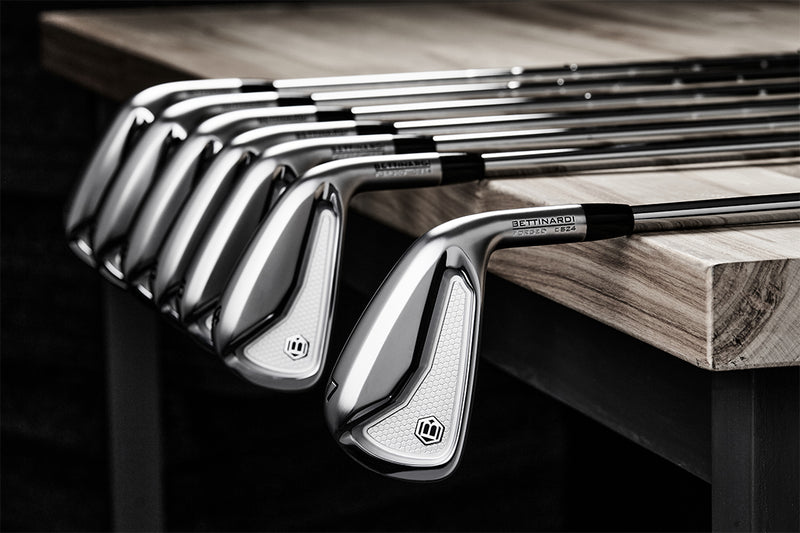 Bettinardi irons in the workshop