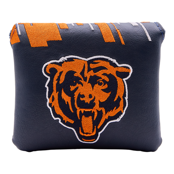 BEAR/South Field ボディボード 2枚セットBearカバー付き Chicago Bears Pixel Stripe Mallet Putter Headcover | Bettinardi