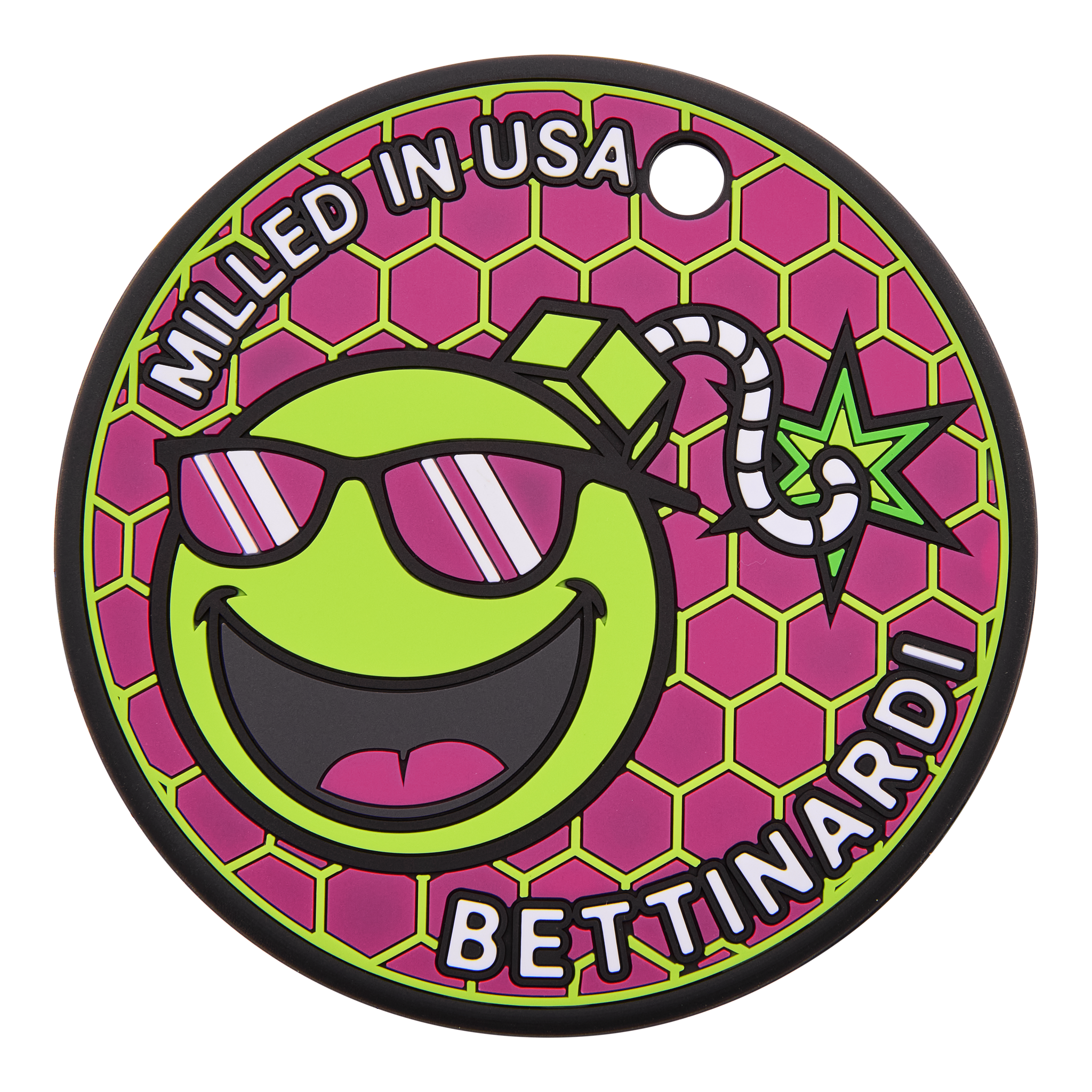 Electric Pink Bomb Putting Disc