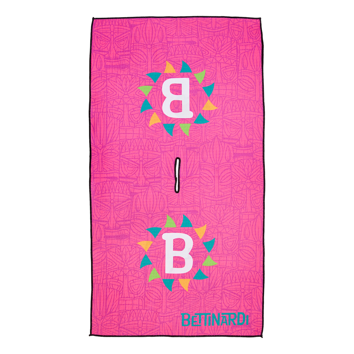 Serviette de toilette coton bio joueur•se Roland-Garros 2026 multicolore Linge de bain | Carré Blanc