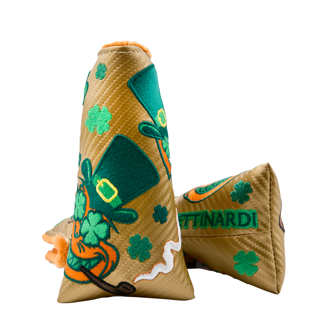 St. Patrick's Day Clover Eyes Multi Icon Blade Putter Headcover