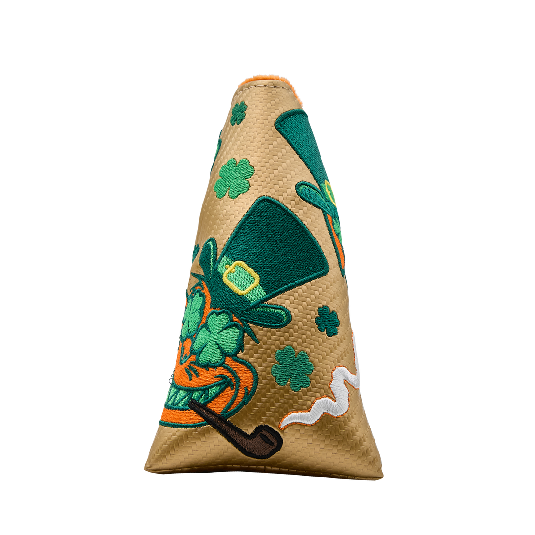 St. Patrick's Day Clover Eyes Multi Icon Blade Putter Headcover