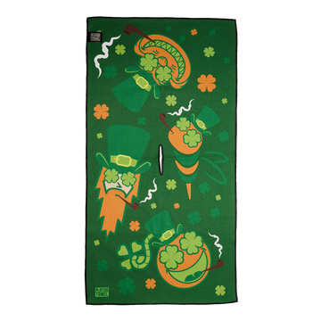 St. Patrick's Day Clover Eyes Multi Icon Towel