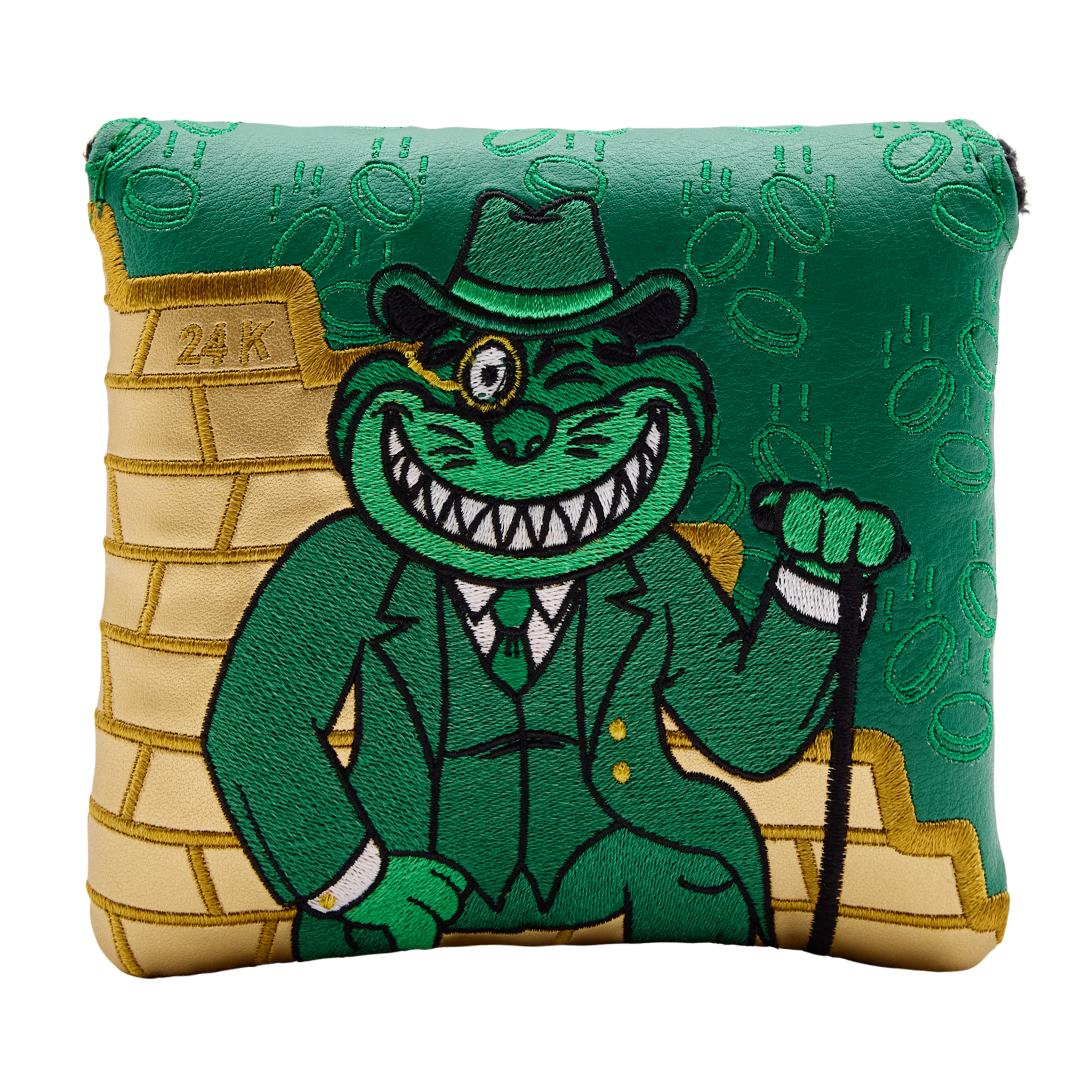 Gangster Cat Throne of Gold Mallet Putter Headcover