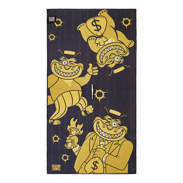 Multi Gangster Cat Towel