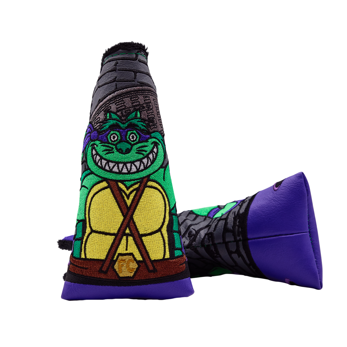 Turtle Putter 2025 Social Turtle Fat Cat Blade Putter Headcover | Bettinardi Golf ...