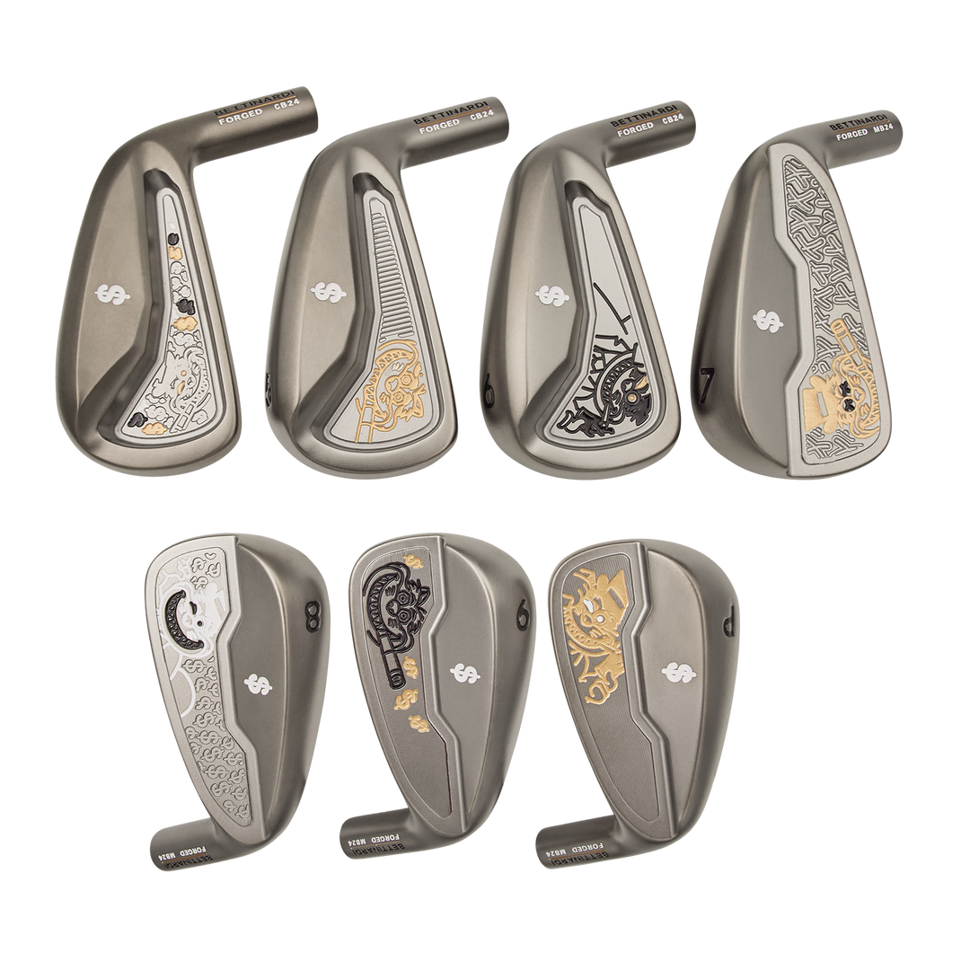 Gangster Cat Graphite Gray PVD Combo Iron Set (4-PW)- heads