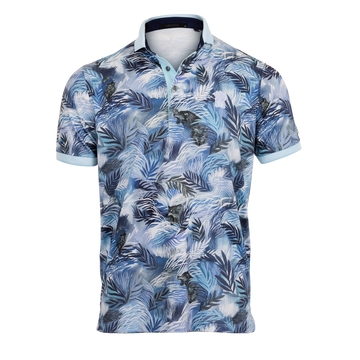 Bettinardi Greyson Lucky Cat Wolf Palm Short Sleeve Polo