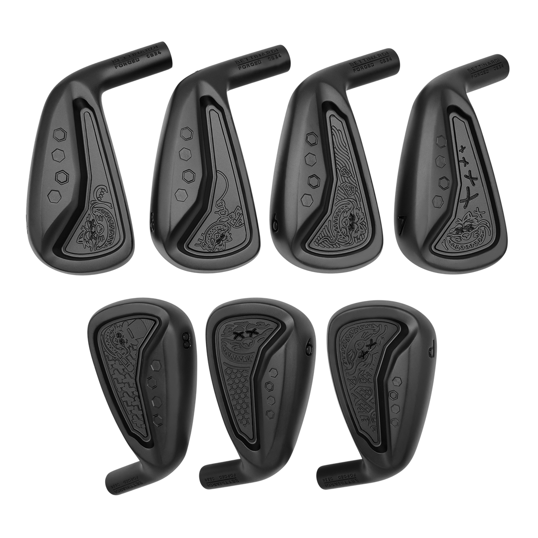 Multi Fat Cat Matte Black PVD CB24 Iron Set (4-PW) | Bettinardi