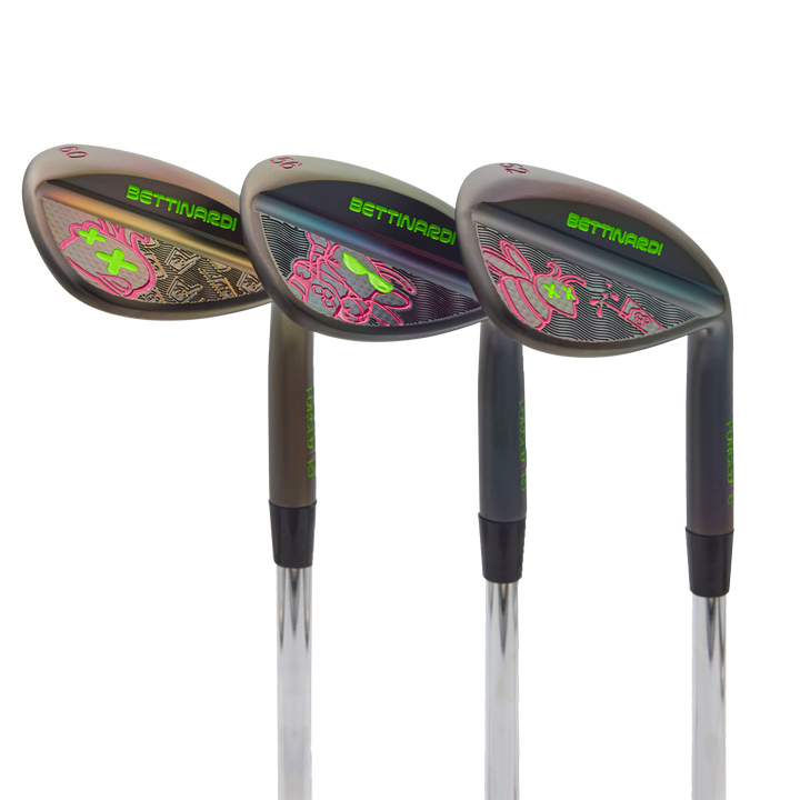 Multi Stinger Black Rainbow PVD HLX 6.0 Wedge Set (52°, 56°, 60