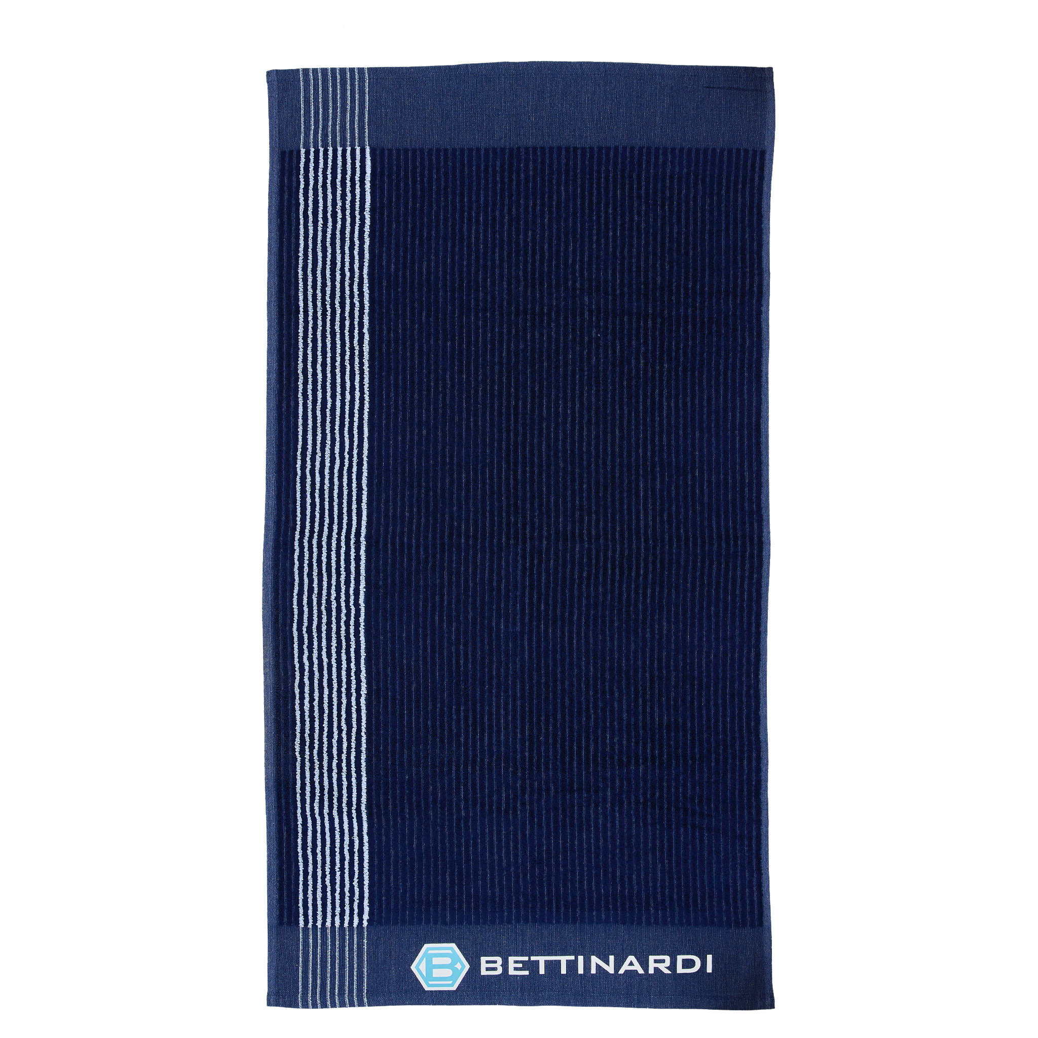 Bettinardi White Pinstripe Hex B Navy Caddie Towel