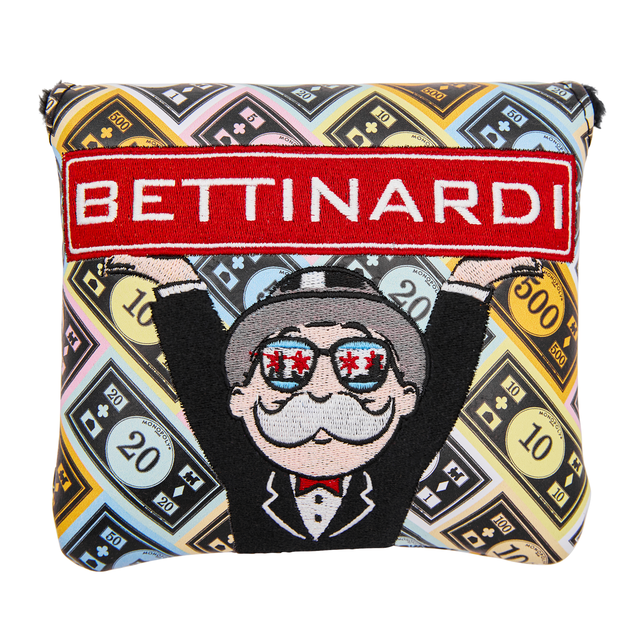 Bettinardi x Monopoly Chi Town Mr. Monopoly Mallet Putter Headcover
