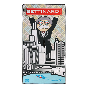 Bettinardi x Monopoly Chi Town Mr. Monopoly Towel