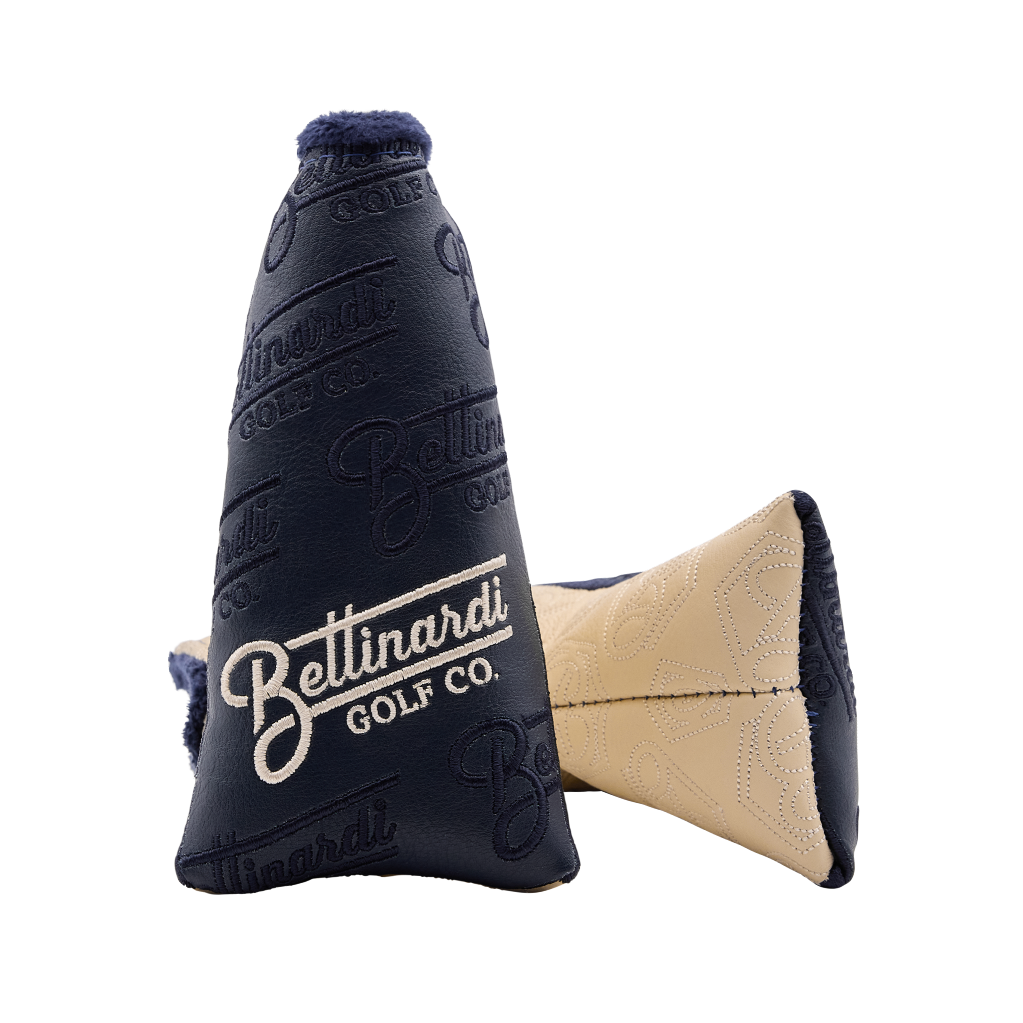 Bettinardi Golf Co. Script Blade Putter Headcover (Navy/Ivory)