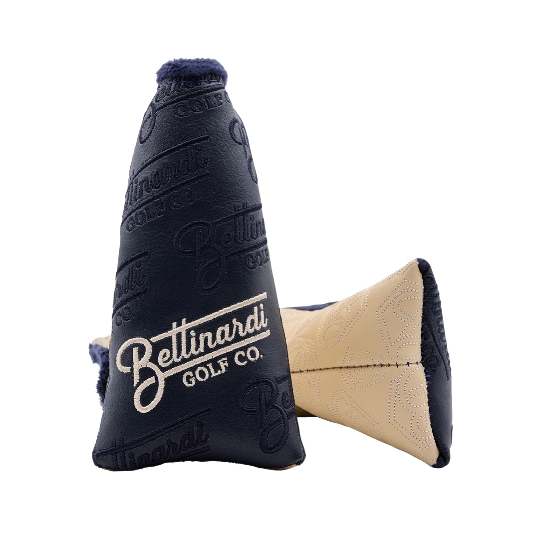 Bettinardi Golf Co. Script Blade Putter Headcover (Navy/Ivory