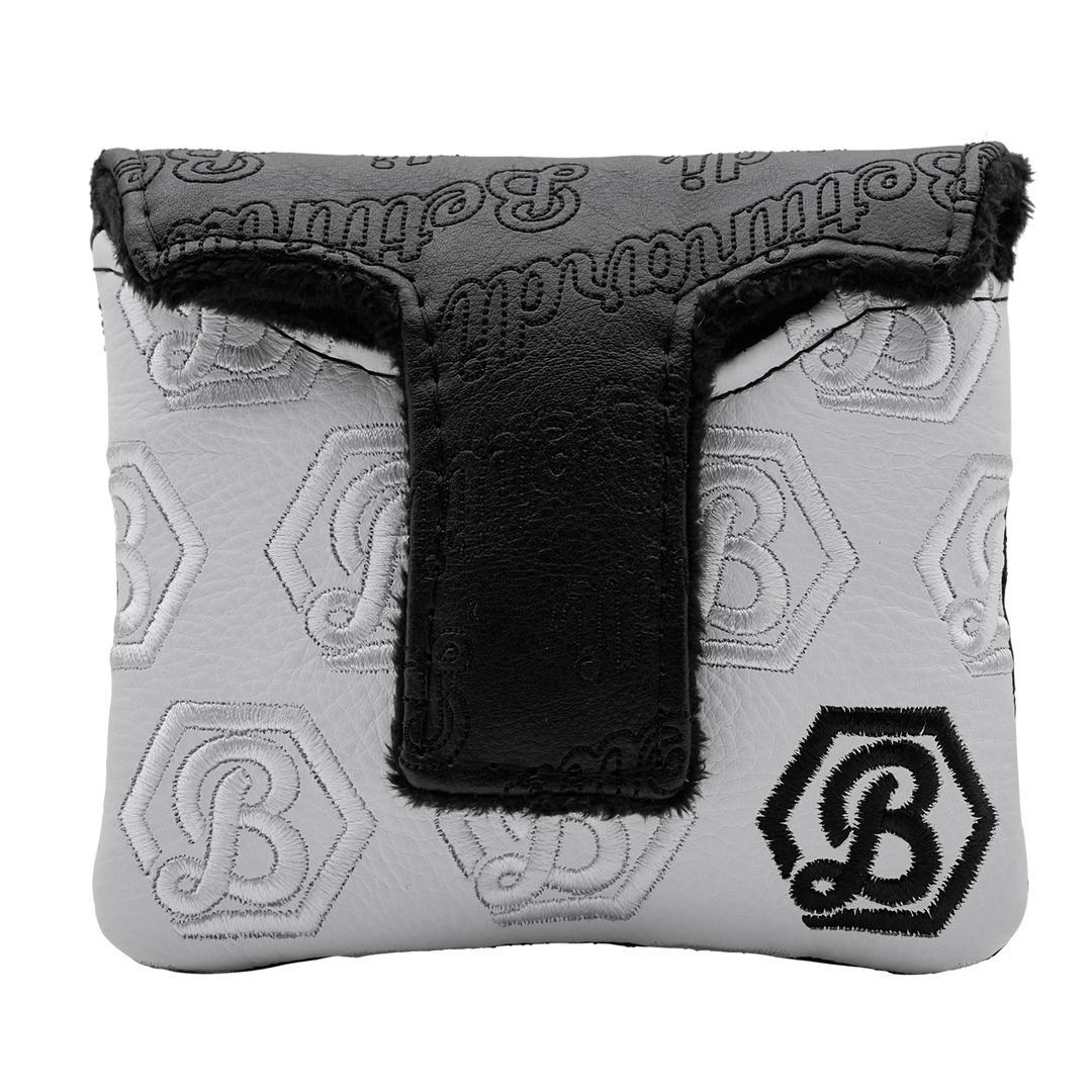 BG Script Mallet Putter Headcover (Green/Navy) | Bettinardi Golf