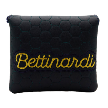 BG Script Center Shaft Mallet Putter Headcover (Green/Navy)