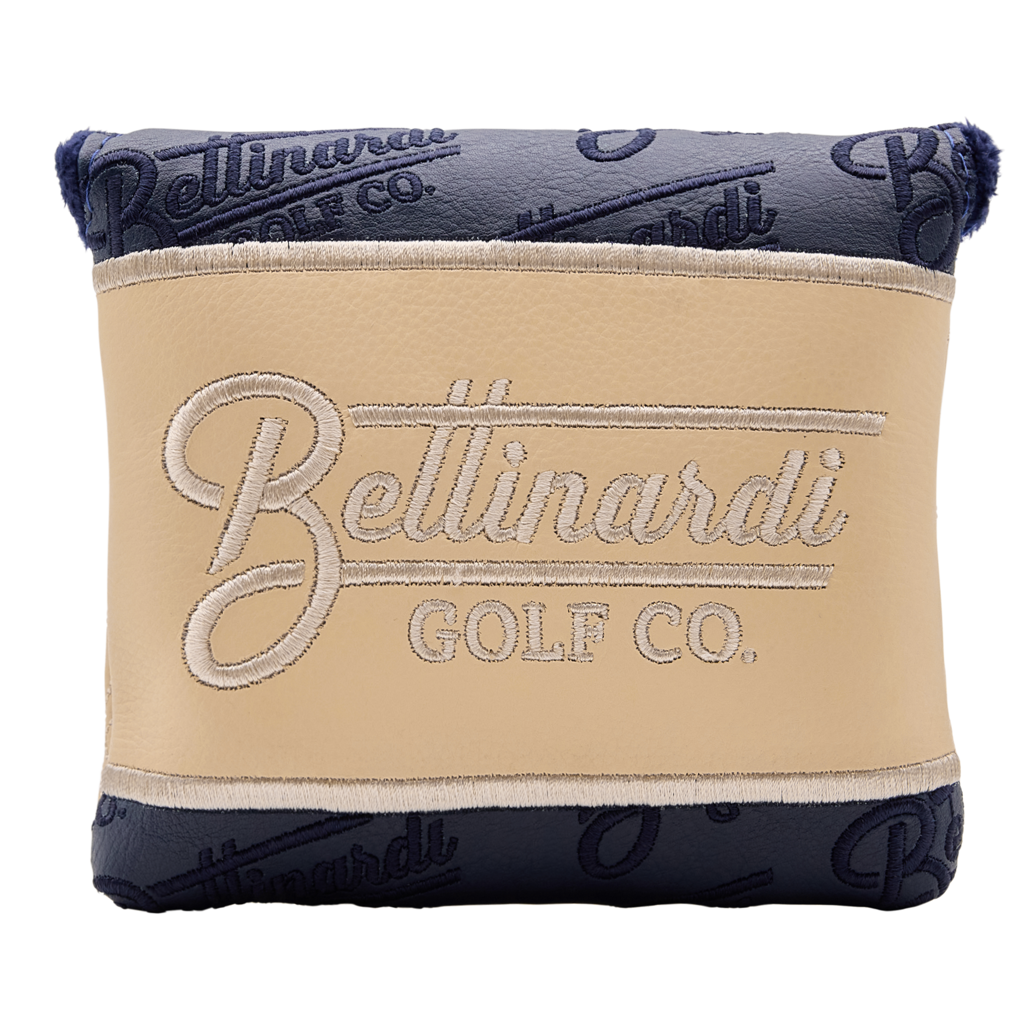 Bettinardi Golf Co. Script Center Shaft Mallet Putter Headcover (Navy/Ivory)