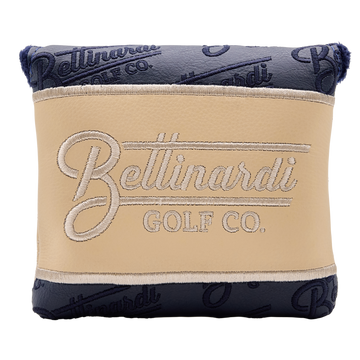 Bettinardi Golf Co. Script Center Shaft Mallet Putter Headcover (Navy/Ivory)