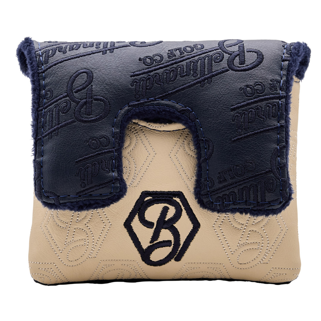 Bettinardi Golf Co. Script Center Shaft Mallet Putter Headcover Bettinardi Golf Co. Script Center Shaft Mallet Putter Headcover