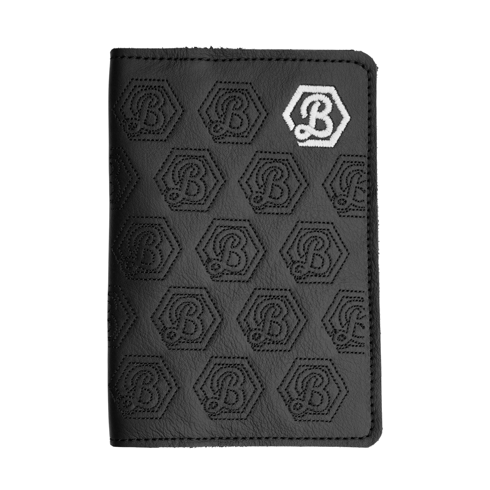 Retro Hex B Scorecard Holder (Black/White)