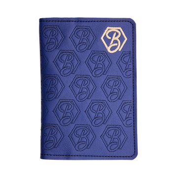 Retro Hex B Scorecard Holder (Navy/Ivory)