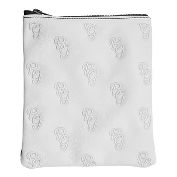 BG Script Valuables Pouch (White/Black)
